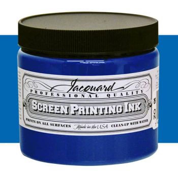 Jacquard Screen Printing Ink 16 oz Jar - Blue