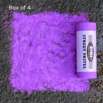 Box of 4 Soho Jumbo Street Pastels Bluish Red