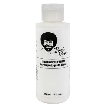 Bob Ross Liquid White Acrylic Base Coat 118ml Bottle