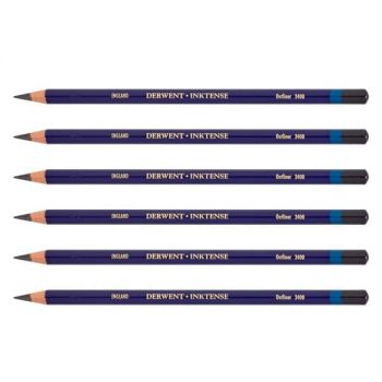 Derwent Inktense Pencil Box of 6 No. 2400 - Outliner