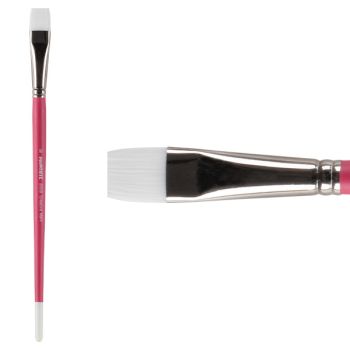 Creative Mark Pro White Soft Filament Hair Acrylic Brush Bright #10