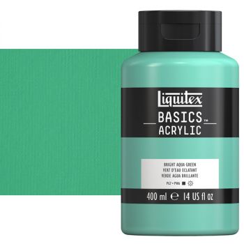 Liquitex Basics Acrylic Paint Bright Aqua Green 400ml