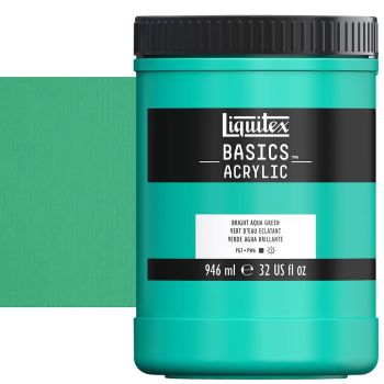 Liquitex Basics Acrylics 32oz Bright Aqua Green