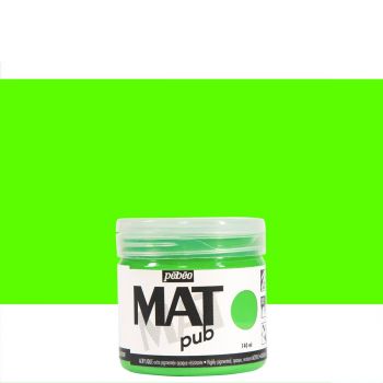 Pebeo Acrylic Mat Pub - Bright Green, 140ml