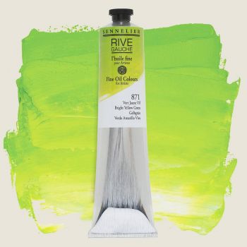 Bright Yellow Green 200ml Sennelier Rive Gauche Fine Oil