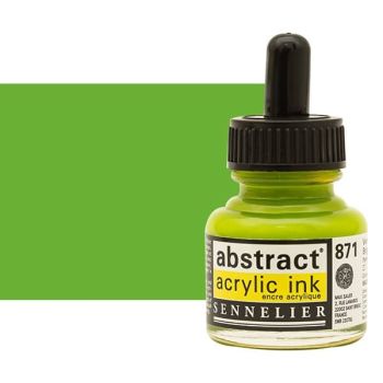 Sennelier Abstract Acrylic Ink 30ml Bright Yellow Green