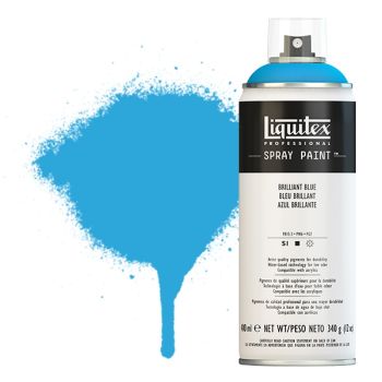 Liquitex Professional Spray Paint 400ml Can - Brilliant Blue