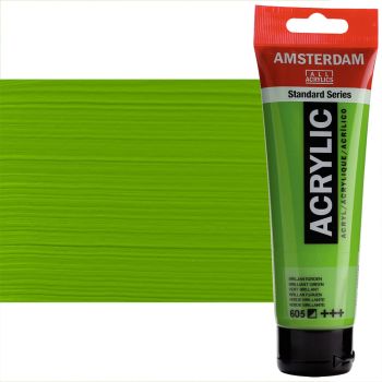 Amsterdam Standard Series Acrylic Paints - Brilliant Green, 120ml