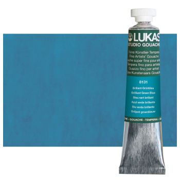 LUKAS Designer's Gouache 20 ml Tube - Brilliant Green Blue