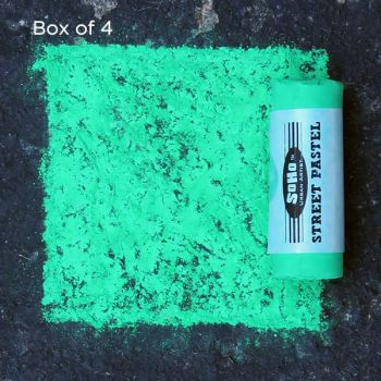Box of 4 Soho Jumbo Street Pastels Brilliant Green