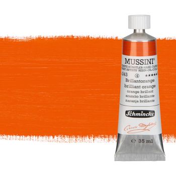 Schmincke Mussini Oil Color 35 ml Tube - Brilliant Orange