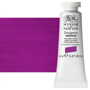 Winsor & Newton Designers Gouache 1 ml Tube - Brilliant Violet
