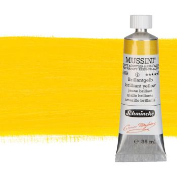 Schmincke Mussini Oil Color 35 ml Tube - Brilliant Yellow