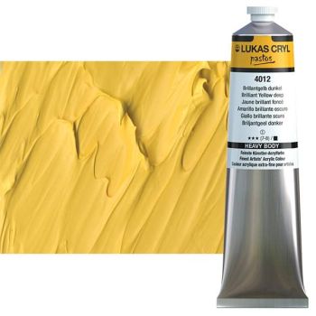 Brilliant Yellow Deep 200ml LUKAS CRYL Pastos Acrylics 