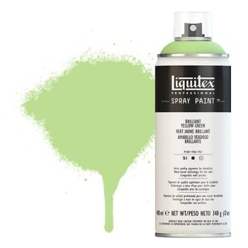 Liquitex Professional Spray Paint 400ml Can - Brilliant Yellow Green