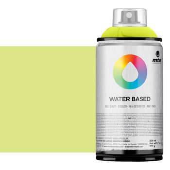 Montana Water Based Spray 300 ml Brilliant Yel Green Lt