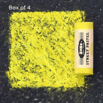 Box of 4 Soho Jumbo Street Pastels Brilliant Yellow