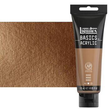 Liquitex Basics Acrylic Paint - Bronze, 4oz Tube