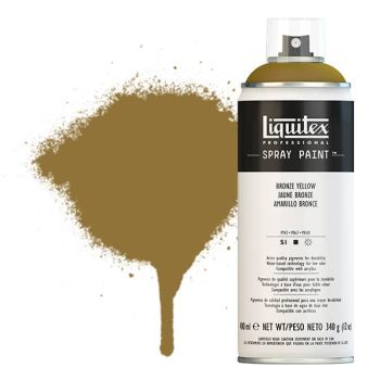 Liquitex Professional Spray Paint 400ml Can - Bronze Yellow