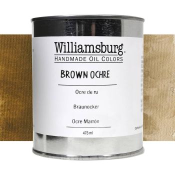 Williamsburg Oil Color 473 ml Can Brown Ochre