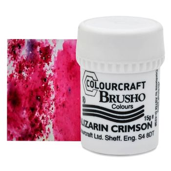 Brusho Crystal Colours 15 grams - Alizarin Crimson