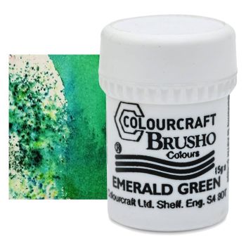 Brusho Crystal Colour, Emerald Green, 15 grams