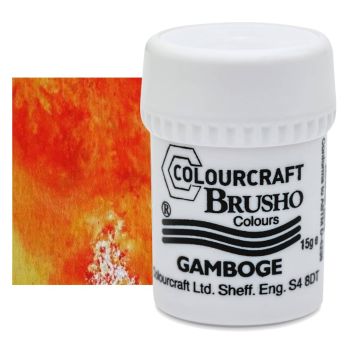 Brusho Crystal Colour, Gamboge, 15 grams