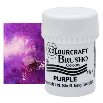 Brusho Crystal Colour, Purple, 15 grams