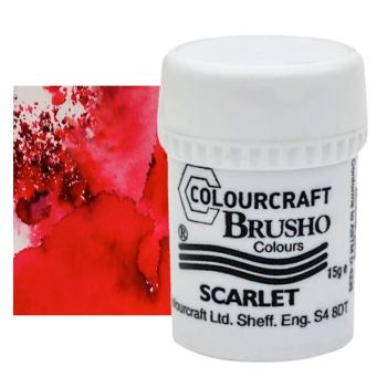 Brusho Crystal Colours 15 grams - Scarlet