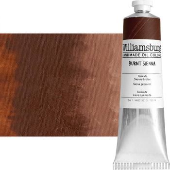 Williamsburg Handmade Oil Paint - Burnt Sienna, 150ml Tube