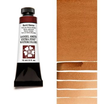 Daniel Smith Extra Fine Watercolors - Burnt Sienna, 15 ml Tube