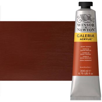 Winsor & Newton Galeria Flow Acrylic - Burnt Sienna, 200ml