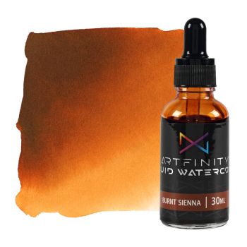 Artfinity Liquid Watercolor - Burnt Sienna, 30ml Bottle