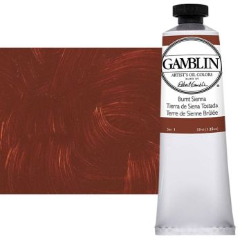 Gamblin Artist's Oil Color 37 ml Tube - Burnt Sienna