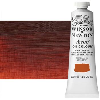 Winsor & Newton Artists' Oil Color 37 ml Tube - Burnt Sienna
