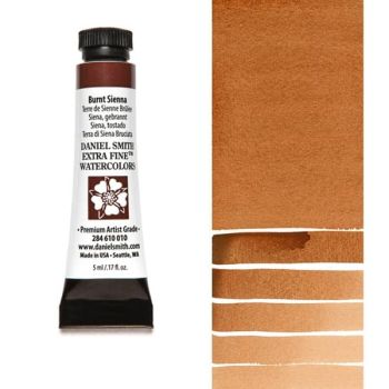 Daniel Smith Extra Fine Watercolors - Burnt Sienna, 5 ml Tube