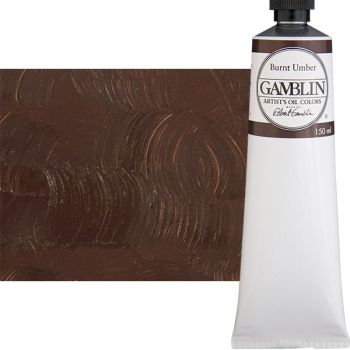 Gamblin Artist's Oil Color 150 ml Tube - Burnt Umber