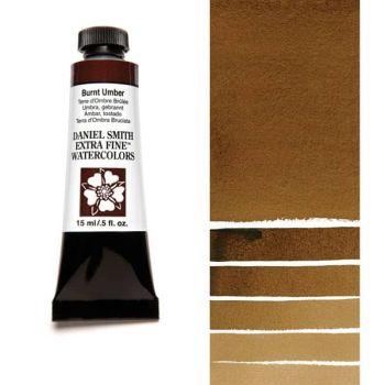 Daniel Smith Extra Fine Watercolors - Burnt Umber, 15 ml Tube