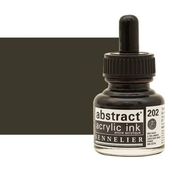 Sennelier Abstract Acrylic Ink 30ml Burnt Umber