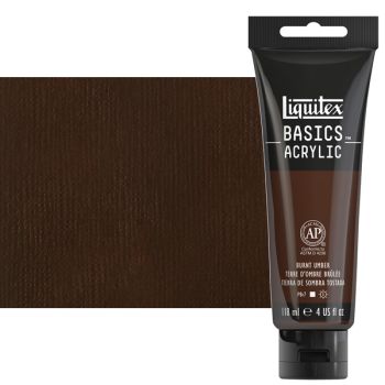 Liquitex Basics Acrylic Paint Burnt Umber 4oz