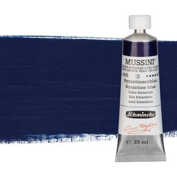 Schmincke Mussini Oil Color 35 ml Tube - Byzantine Blue