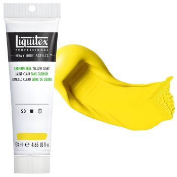 Liquitex Heavy Body Acrylic Tube Cadmium-Free Yellow Light 4.65 oz