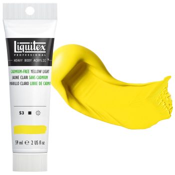 Liquitex Heavy Body Acrylic Tube Cadmium-Free Yellow Light 2 oz
