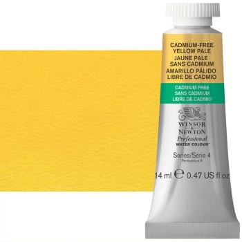 Winsor & Newton Professional Watercolor - Cadmium-Free Yellow Pale, 14ml Tube