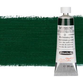 Schmincke Mussini Oil Color 35 ml Tube - Cadmium Green