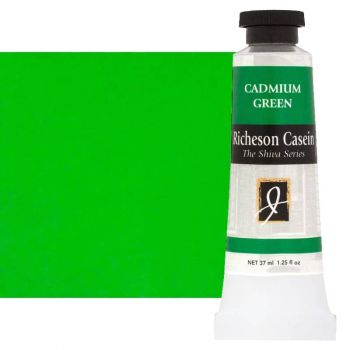 Shiva Signa-Sein Casein Color 37 ml Tube - Cadmium Green