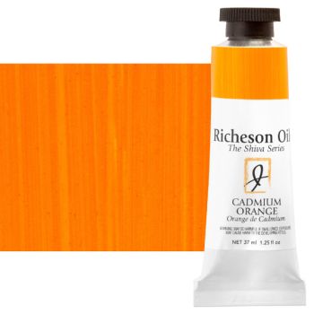Shiva Signature Permanent Artist Oil Color 37 ml Tube - Cadmium Orange