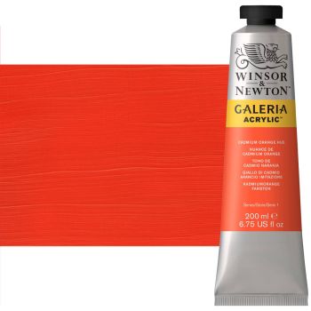 Winsor & Newton Galeria Flow Acrylic - Cadmium Orange Hue, 200ml
