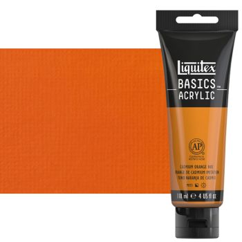 Liquitex Basics Acrylic Paint Cadmium Orange Hue 4oz
