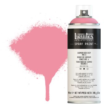 Liquitex Professional Spray Paint 400ml Can - Cadmium Orange Hue 6